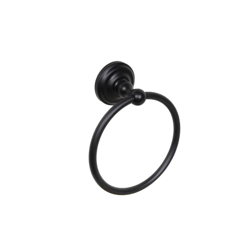 VENTURA METAL TOWEL RING BL