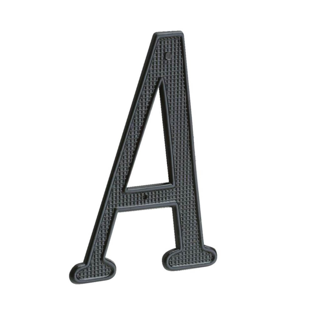 4 Inch ZINC HOUSE LETTER #A PB
