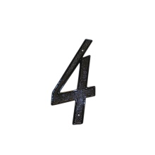 Pamex DD07-404BL - 4 Inch ZINC HOUSE NUMBER #4 BL