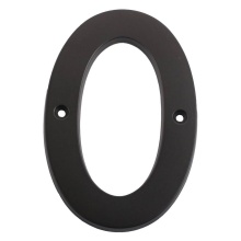 Pamex DD07-4S0OB - 4 Inch HD HOUSE NUMBER #0 OB