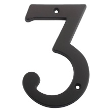 Pamex DD07-4S3OB - 4 Inch HD HOUSE NUMBER #3 OB