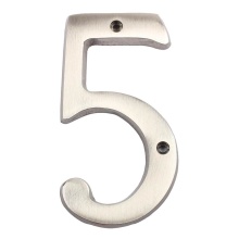 Pamex DD07-4S5SN - 4 Inch HD HOUSE NUMBER #5 SN