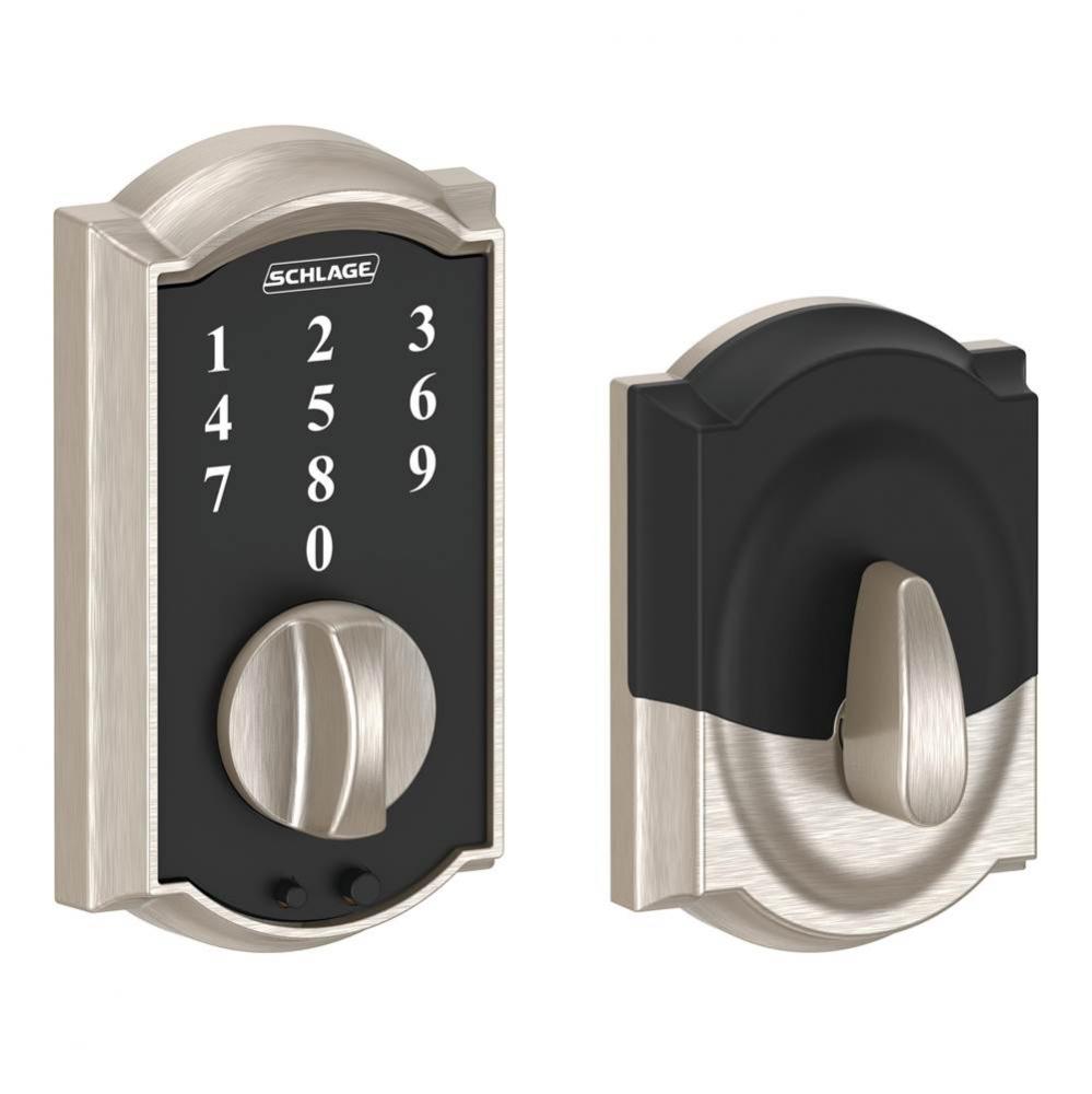 Touch  Keyless Touchscreen Deadbolt with Camelot Trim