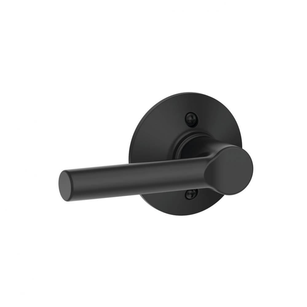 Broadway Lever Non-Turning Lock in Matte Black