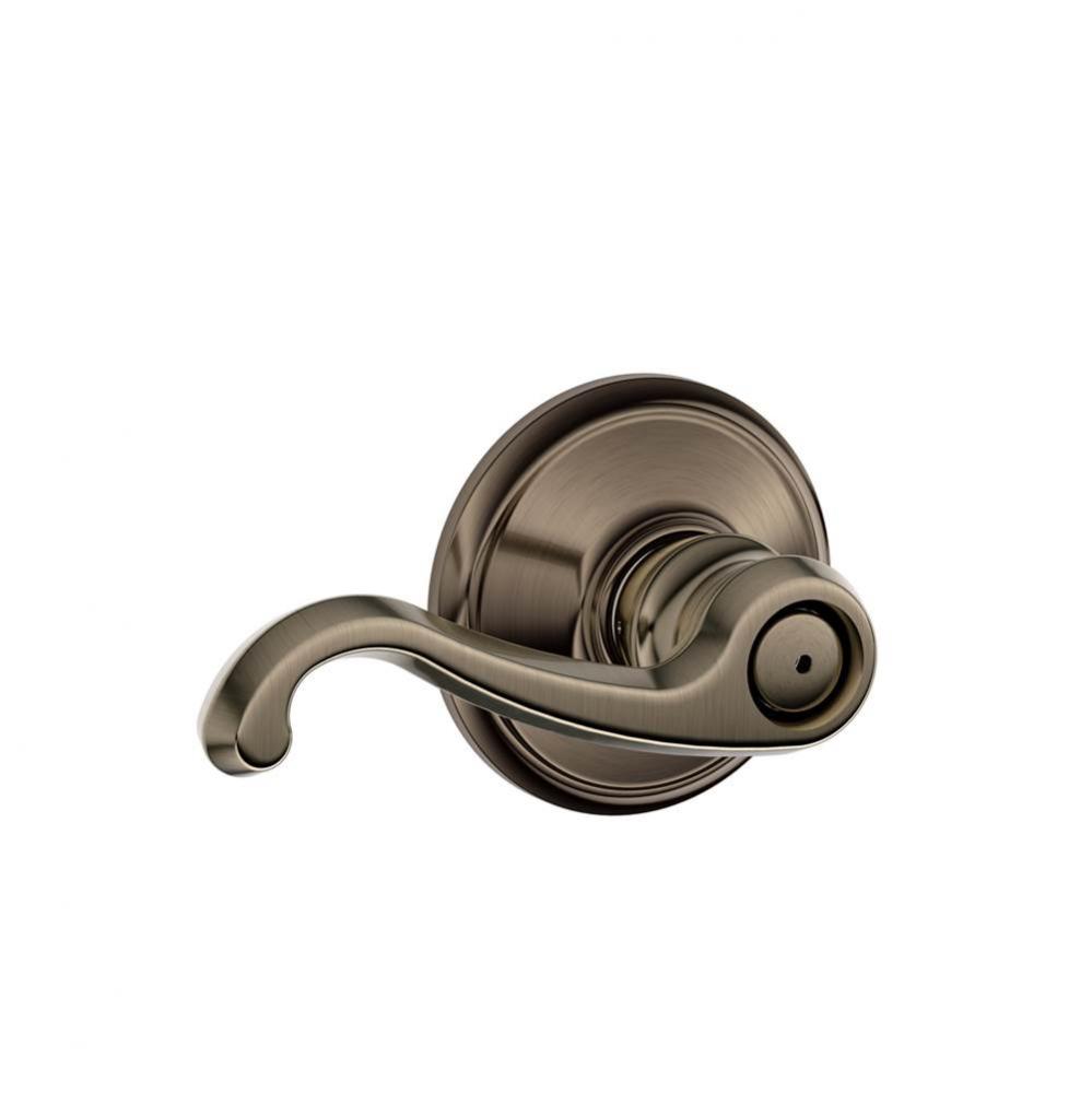 Callington Lever Bed and Bath Lock in Antique Pewter