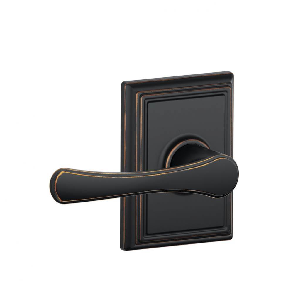Avila Lever with Addison Trim Hall and Closet Lock