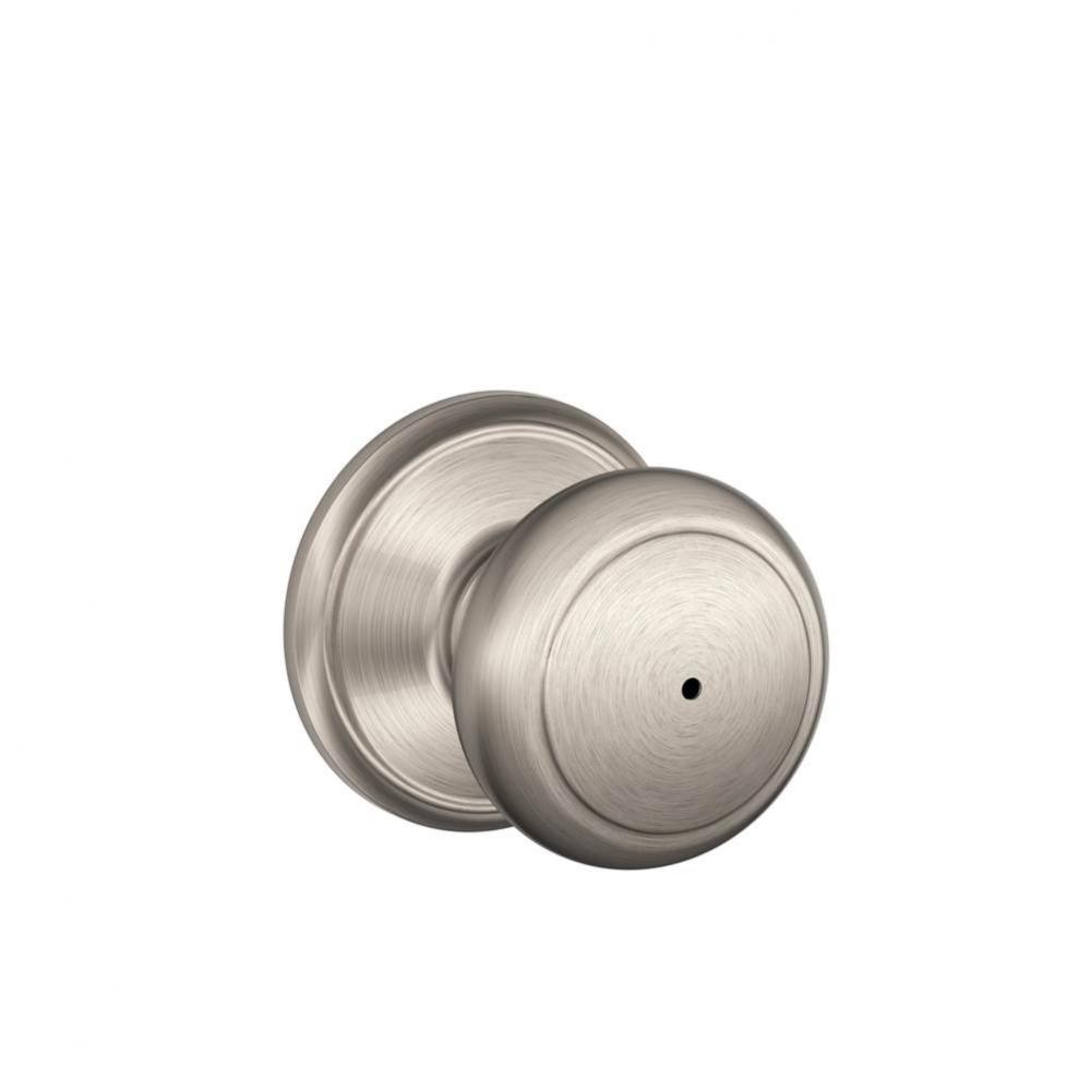 Andover Knob Bed and Bath Lock