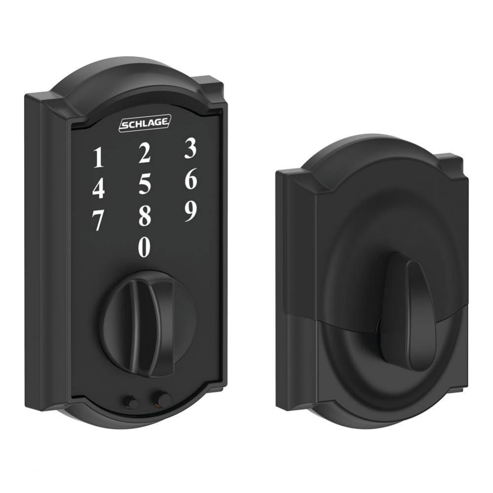 Touch  Keyless Touchscreen Deadbolt with Camelot Trim