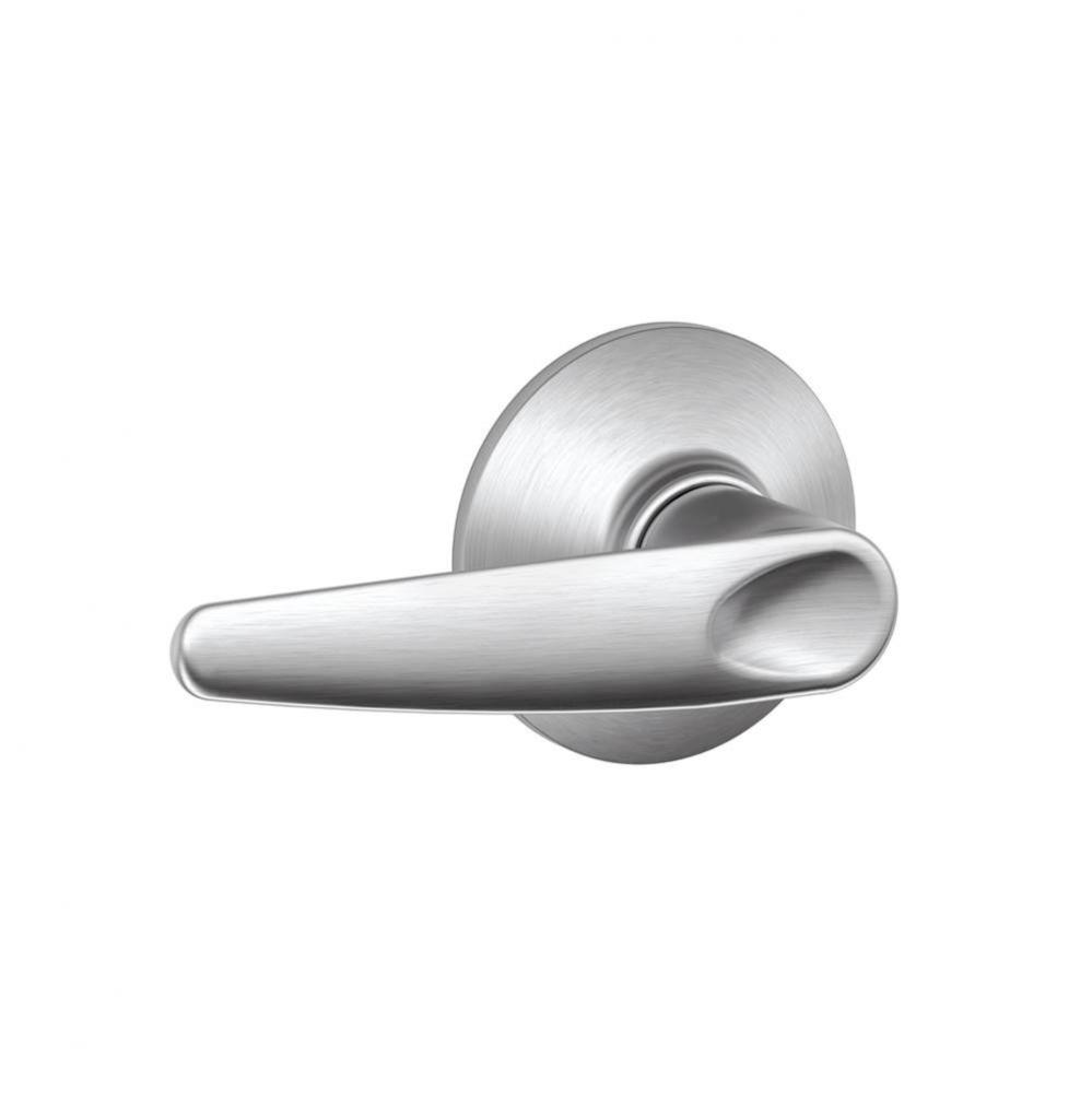 Jazz Lever Hall and Closet Lock in Satin Chrome