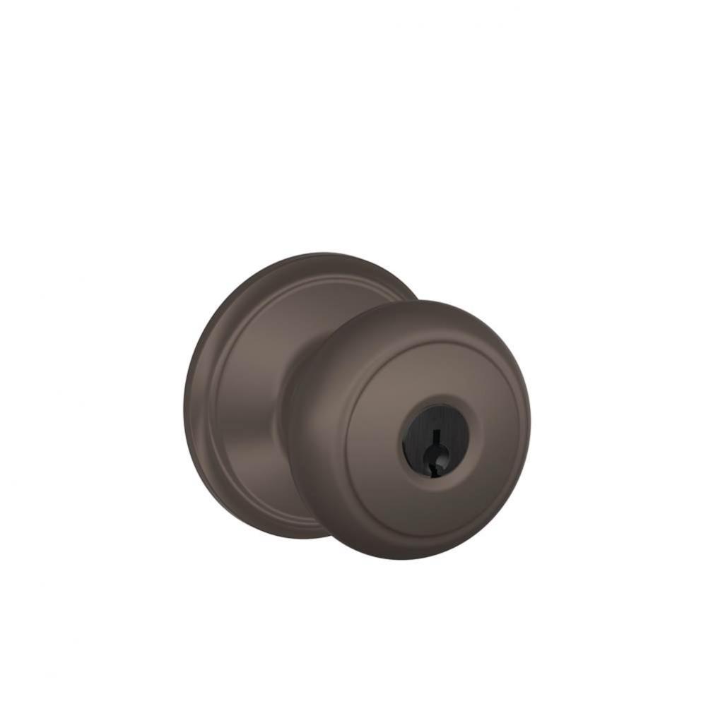Andover Knob Keyed Entry Lock in Oil Rubbed Bronze