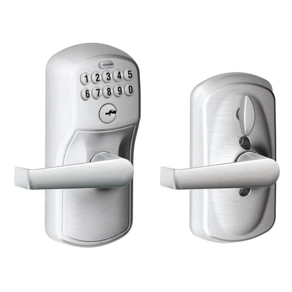 Elan Keypad Lever with Flex-Lock with Plymouth Trim
