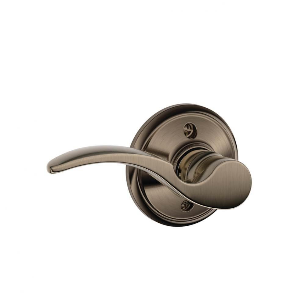 St. Annes Lever Non-Turning Lock in Antique Pewter - Left Handed