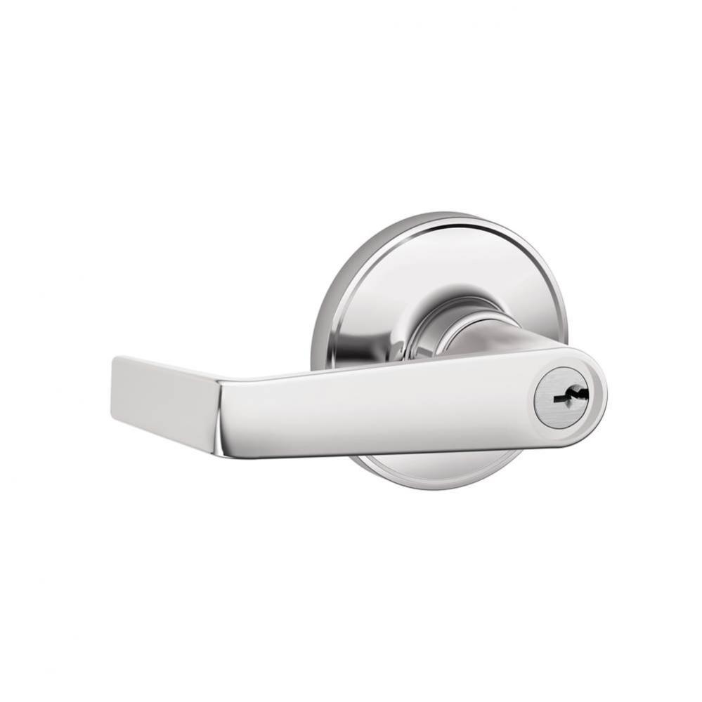 Bright Chrome Marin Keyed Entry Leverset