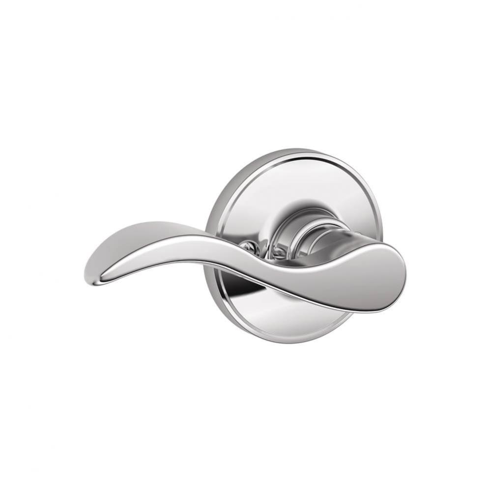 Seville Lever Non-Turning Lock in Bright Chrome - Left Handed