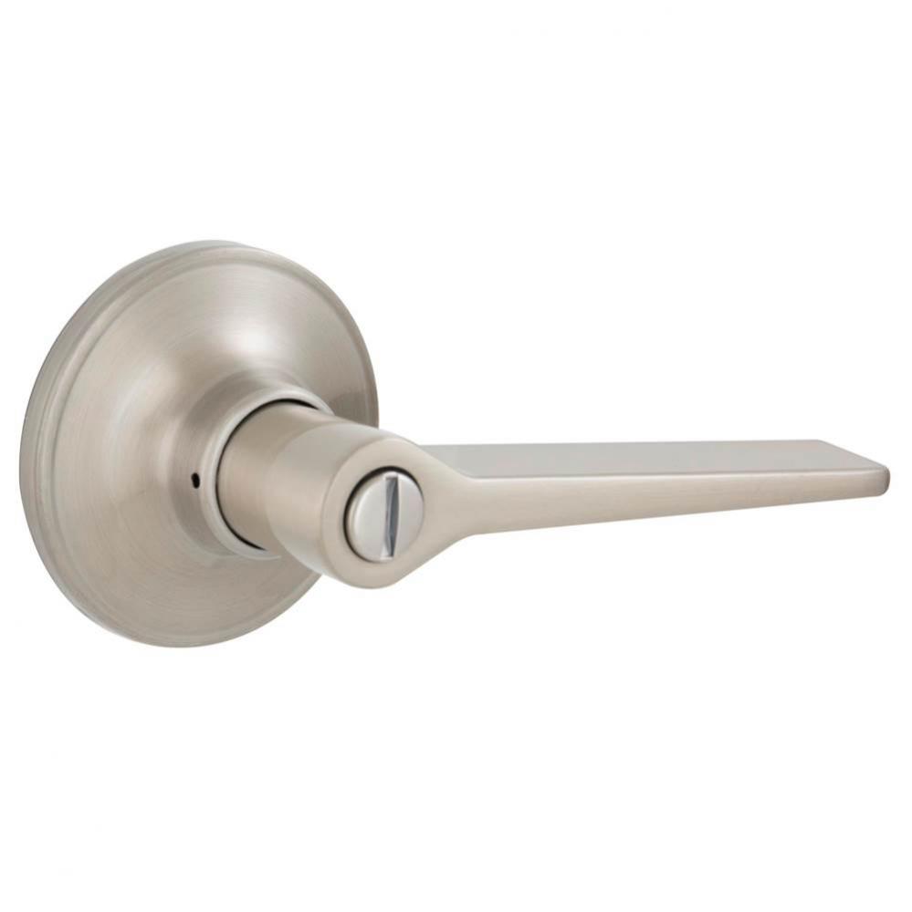 Vining Satin Nickel Bed/Bath Privacy Lever