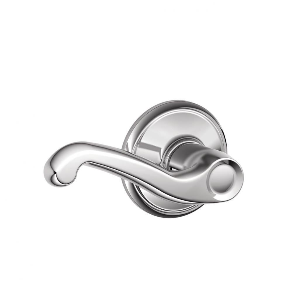Flair Lever Hall and Closet Lock in Bright Chrome