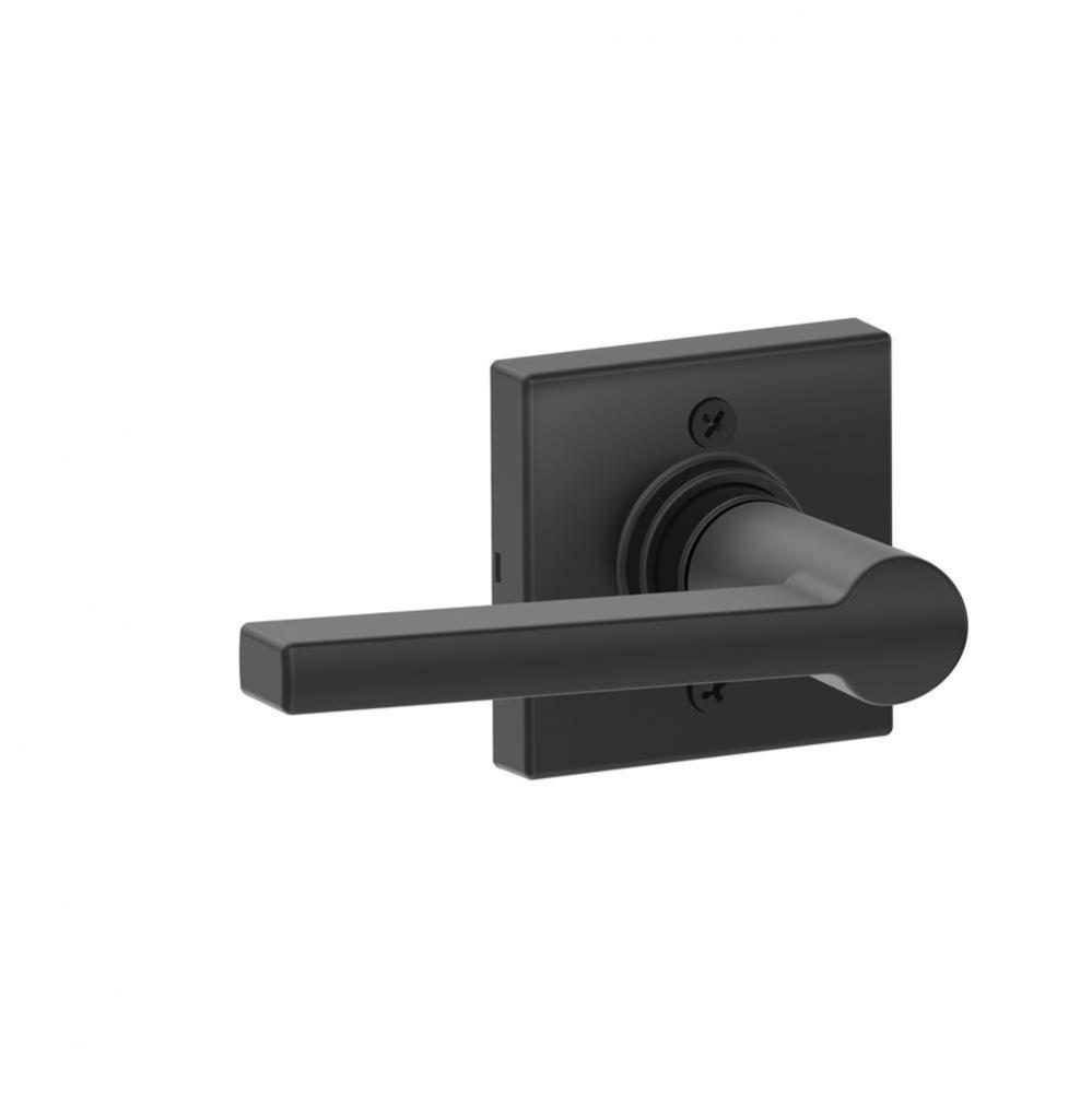 Solstice Lever with Collins Trim Non-Turning Lock