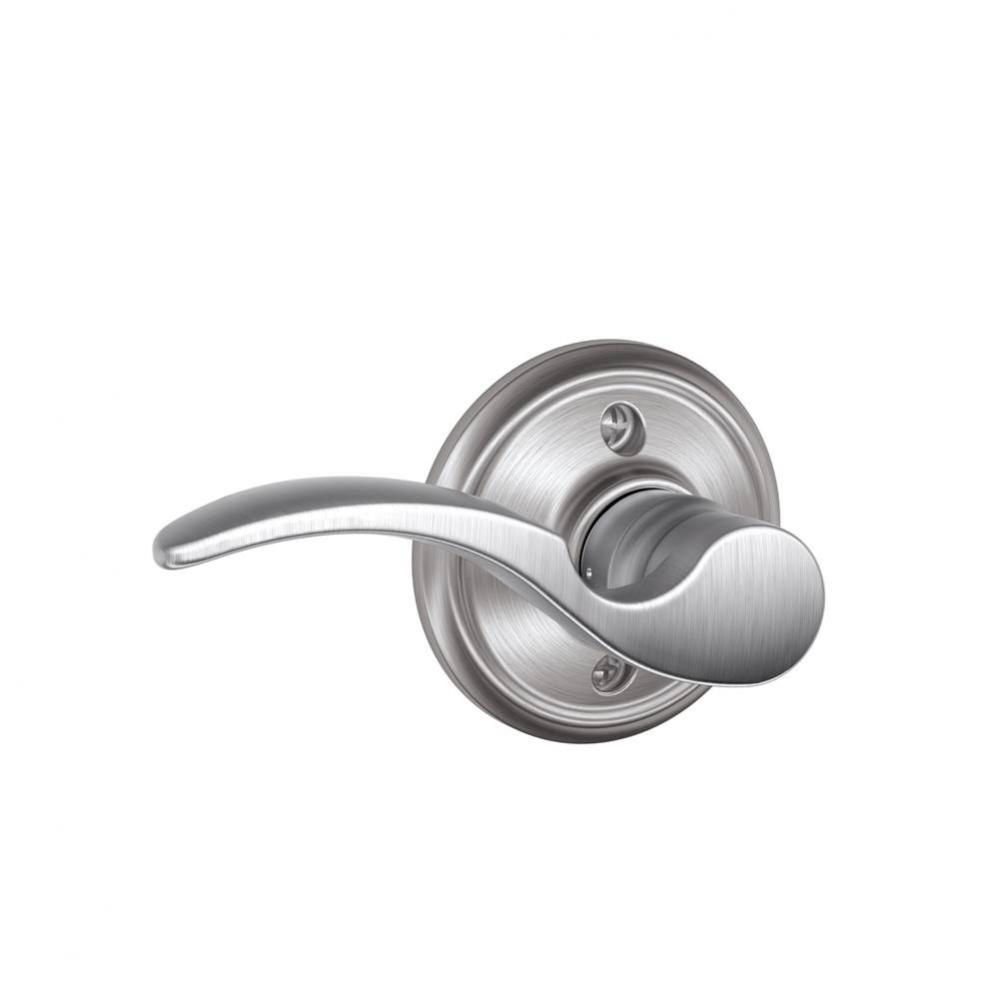 St. Annes Lever Non-Turning Lock in Satin Chrome - Left Handed
