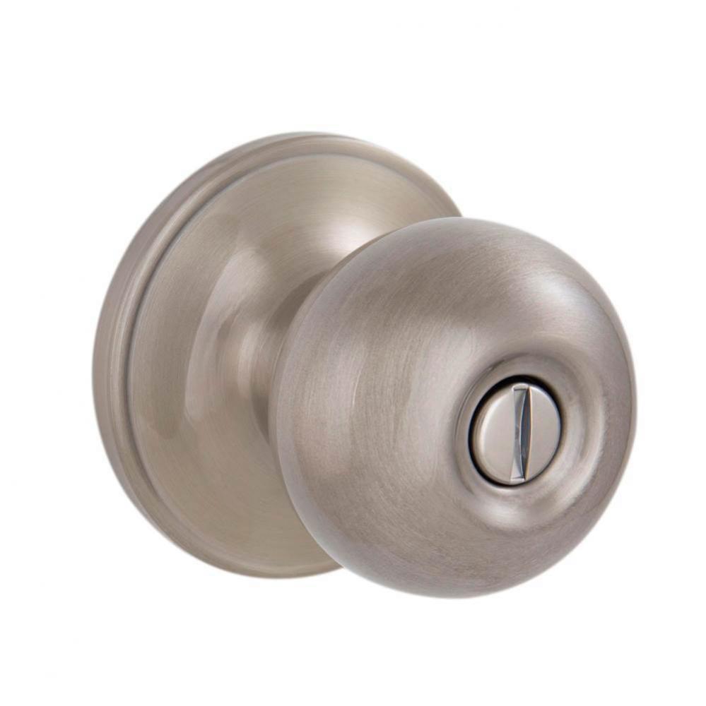 Jeffir Satin Nickel Bed/Bath Privacy Knob