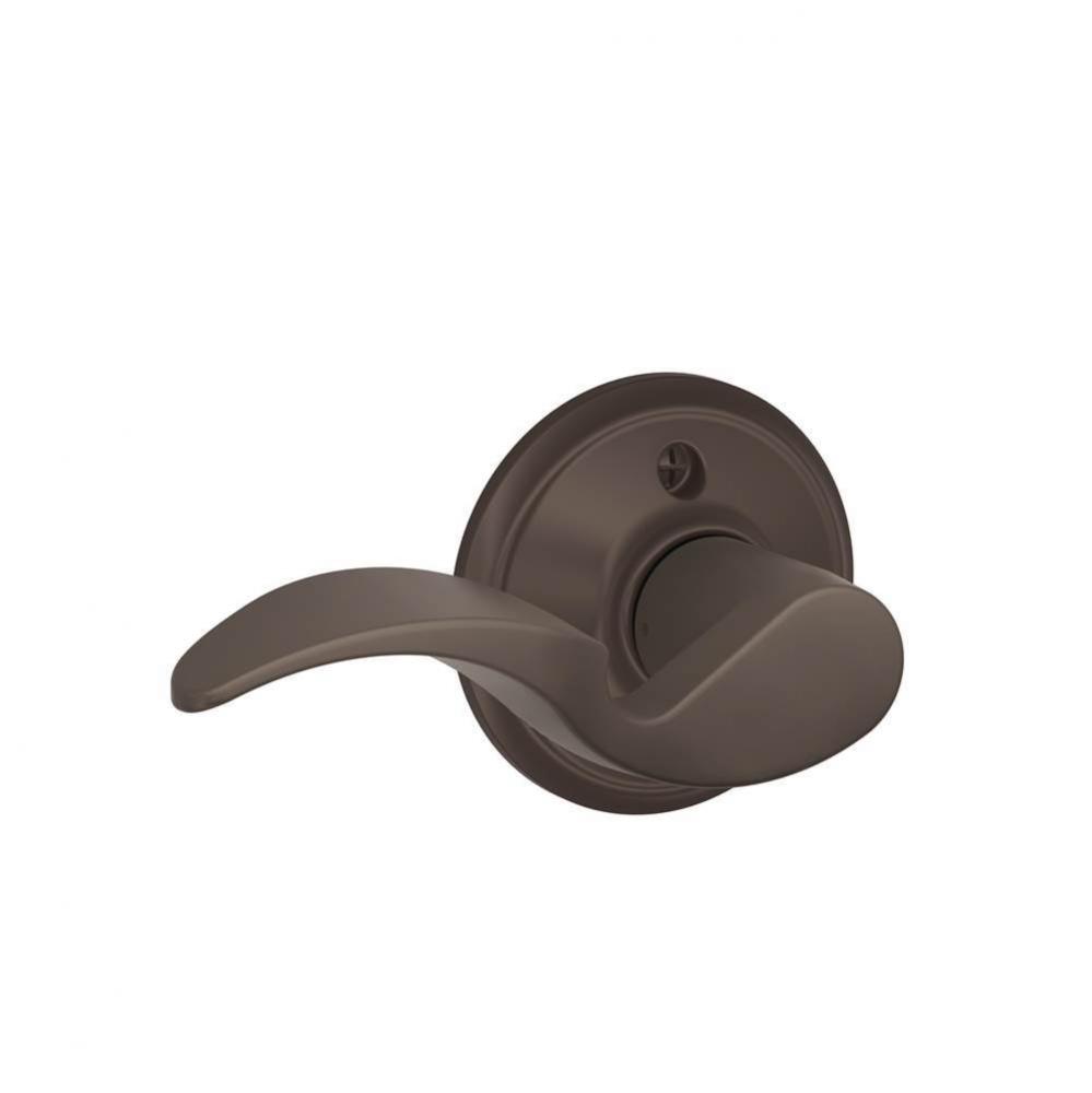 Avanti Lever Non-Turning Lock in Oil Rubbed Bronze - Left Handed