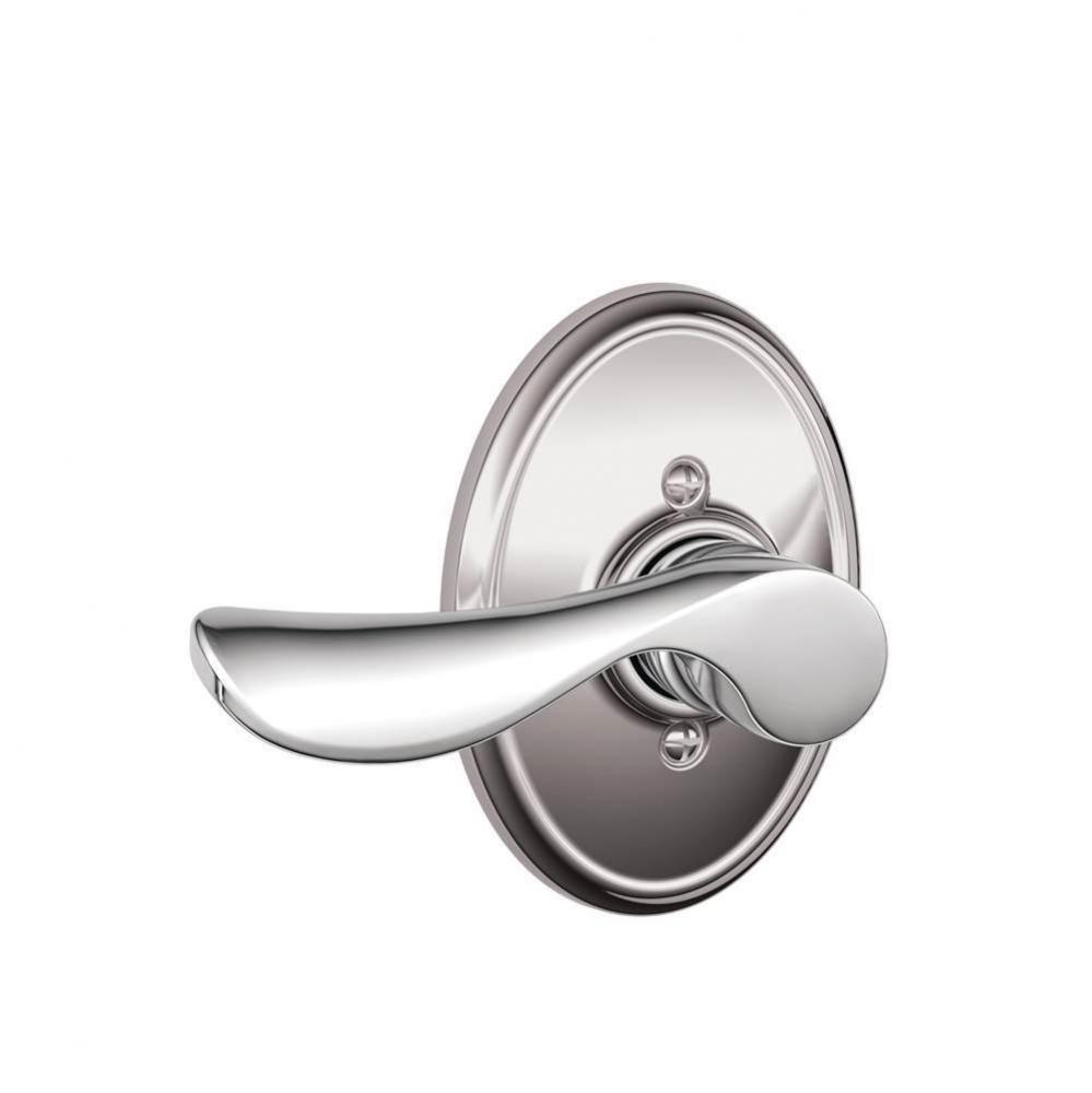 Champagne Lever with Wakefield Trim Non-Turning Lock in Bright Chrome - Left Handed