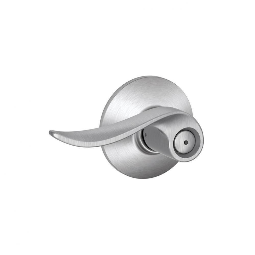 Sacramento Lever Bed and Bath Lock in Satin Chrome