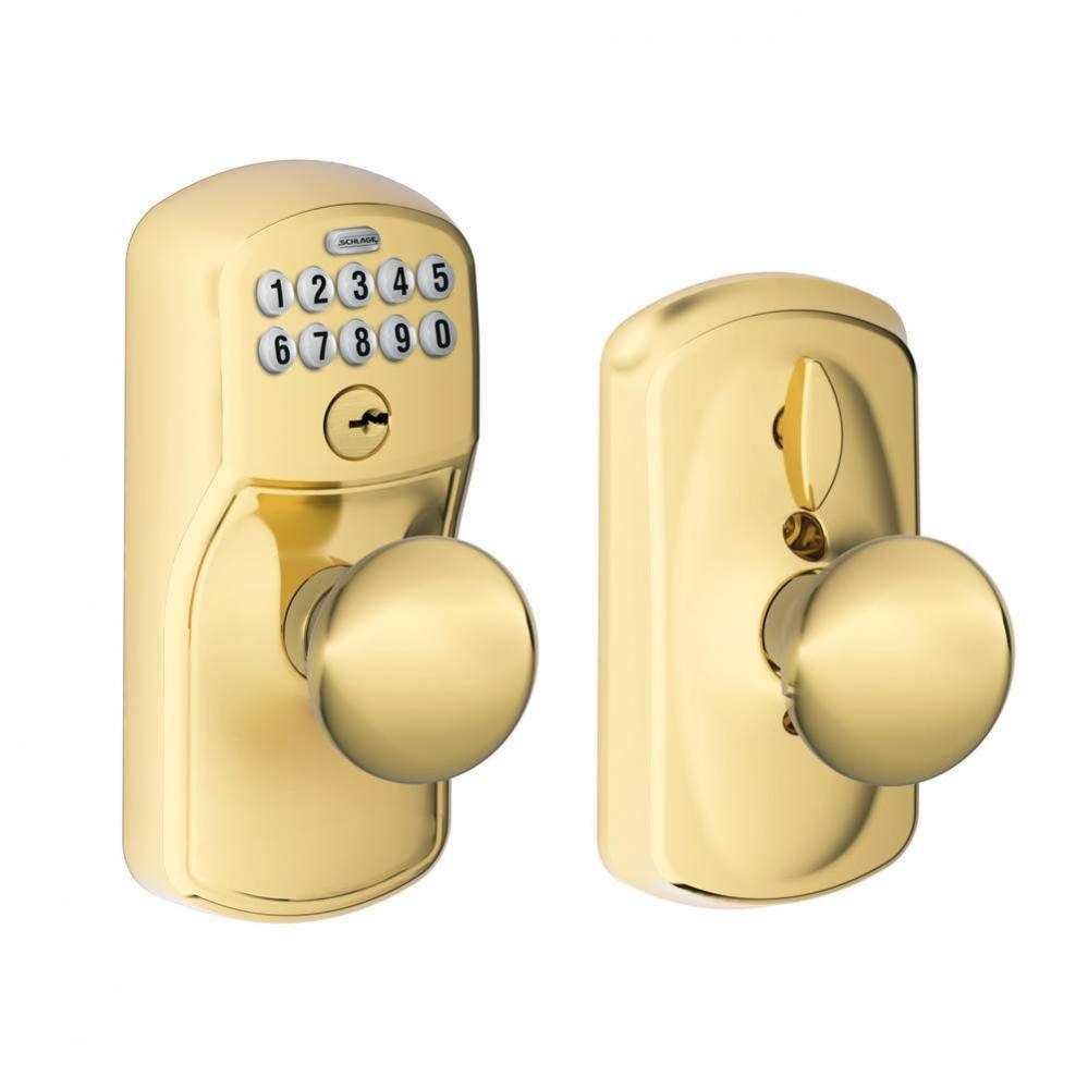 Plymouth Keypad Knob with Flex-Lock with Plymouth Trim