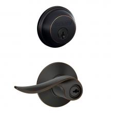 Schlage FB50N V SAC 716 - Single Cylinder Deadbolt and Keyed Entry Sacramento Lever