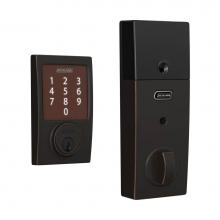 Schlage BE479AA CEN 716 - Sense Smart Deadbolt with Century Trim in Aged Bronze