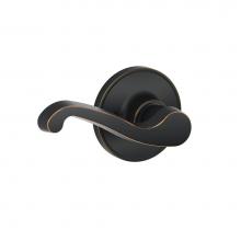 Schlage J170 LAS 716 LH - LaSalle Lever Non-Turning Lock in Aged Bronze - Left Handed