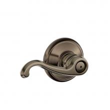 Schlage F40 CLT 620 - Callington Lever Bed and Bath Lock in Antique Pewter