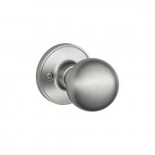 Schlage J170 CNA 630 - Corona Knob Non-Turning Lock in Satin Stainless Steel