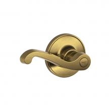 Schlage J40 LAS 609 - LaSalle Lever Bed and Bath Lock in Antique Brass