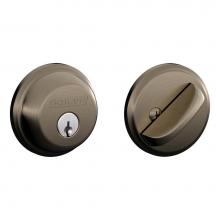 Schlage B60 N V 620 - Single Cylinder Deadbolt in Antique Pewter