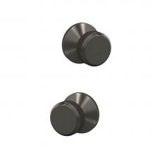 Schlage FC21 BWE 530 KIN - Custom Bowery Knob with Kinsler Trim Hall-Closet and Bed-Bath Lock in Black Stainless