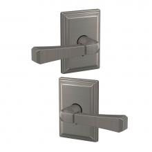 Schlage FC172 RVT 619 GDV - Custom Rivington Non-Turning Lever with Grandville Trim in Satin Nickel