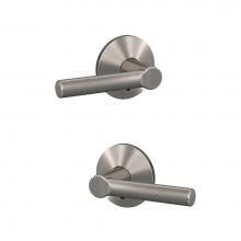 Schlage FC172 BRW 619 KIN - Custom Broadway Non-Turning Lever with Kinsler Trim in Satin Nickel