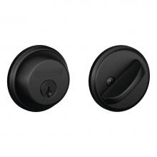 Schlage B60 N GC 622 - Single Cylinder Deadbolt in Matte Black