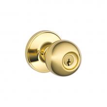 Schlage J54 V CNA 605 - Corona Knob Keyed Entry Lock