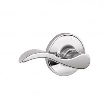 Schlage J170 SEV 625 LH - Seville Lever Non-Turning Lock in Bright Chrome - Left Handed