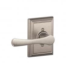 Schlage F170 VLA 619 ADD - Avila Lever with Addison Trim Non-Turning Lock in Satin Nickel