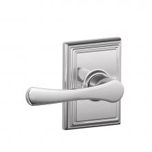 Schlage F10 VLA 625 ADD - Avila Lever with Addison Trim Hall and Closet Lock in Bright Chrome
