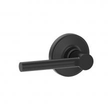 Schlage J10 BRW 622 - Broadway Hall & Closet Leverset in Matte Black
