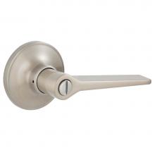 Schlage V40 V VIG 619 - Vining Satin Nickel Bed/Bath Privacy Lever