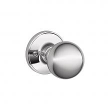 Schlage J170 CNA 625 - Corona Knob Non-Turning Lock in Bright Chrome