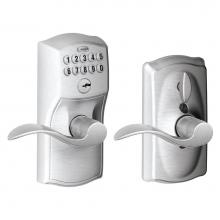 Schlage FE595 CAM 626 ACC - Accent Keypad Lever with Flex-Lock with Camelot Trim