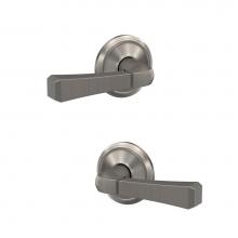 Schlage FC172 RVT 619 ALD - Custom Rivington Non-Turning Lever with Alden Trim in Satin Nickel