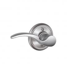 Schlage F170 STA 626 LH - St. Annes Lever Non-Turning Lock in Satin Chrome - Left Handed