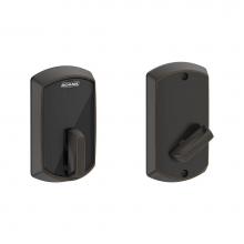 Schlage BE467 F GRW 716 - Control Smart Deadbolt Greenwich Trim in Aged Bronze