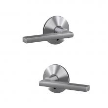 Schlage FC172 LAT 626 KIN - Custom Latitude Non-Turning Lever with Kinsler Trim in Satin Chrome